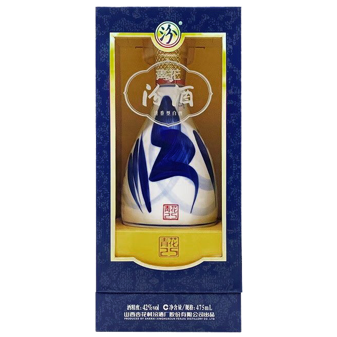 【新品未開封】青花冷酒　42度　25年　475ml 青花汾酒25年42度-青花汾酒25年42度促销价格、青花汾酒25年42度